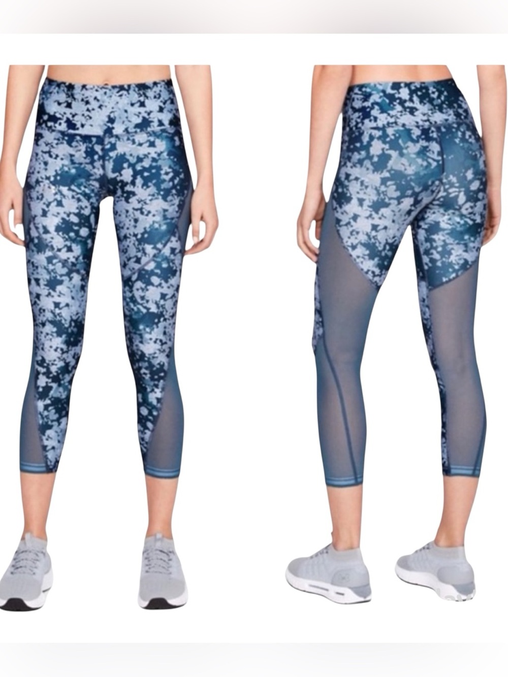 Under Armour HeatGear Armour Print Ankle Crop Leggings NWT (L)